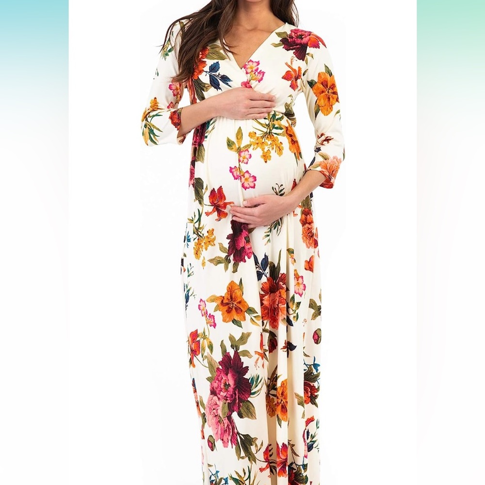 Bed Uniq flower Maternity Dress size M